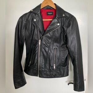 The Kooples Red and Black Jacket